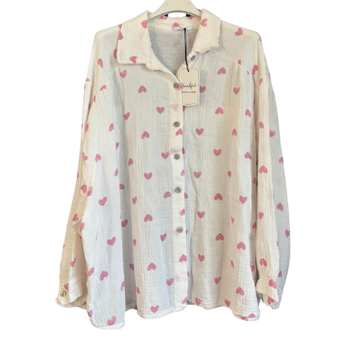 Herz Bluse