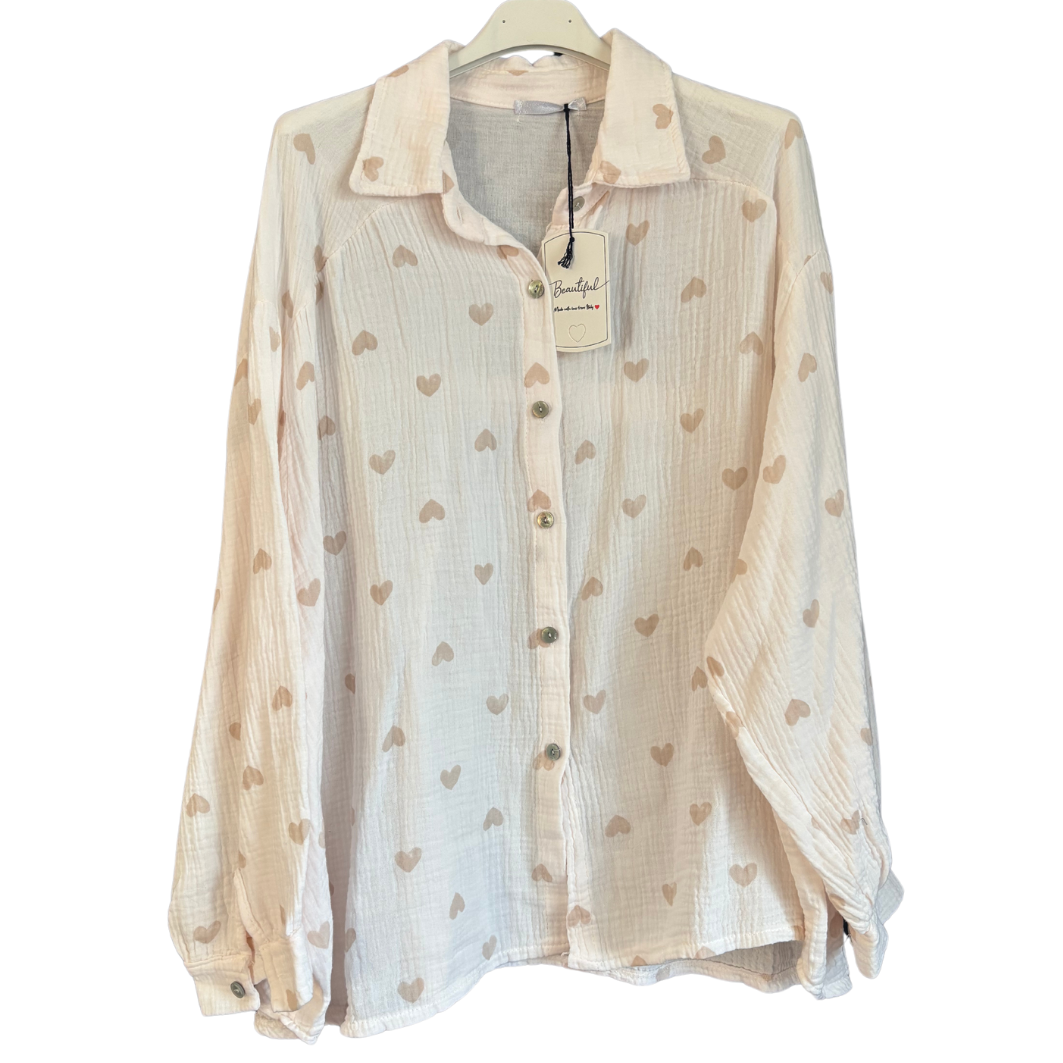 Herz Bluse