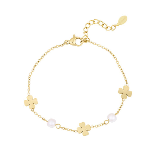Perlen & Klee Armband