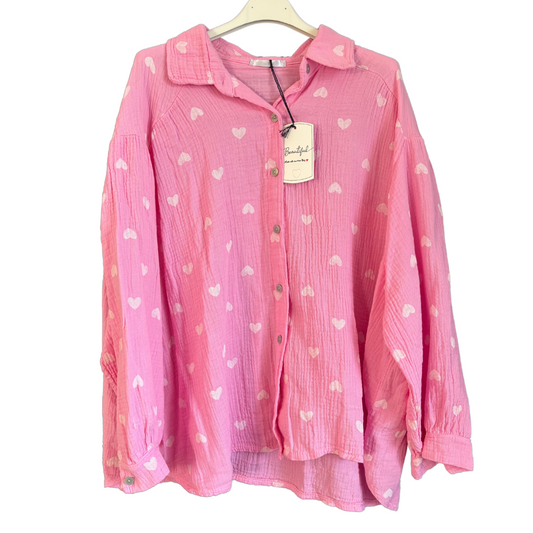 Herz Bluse